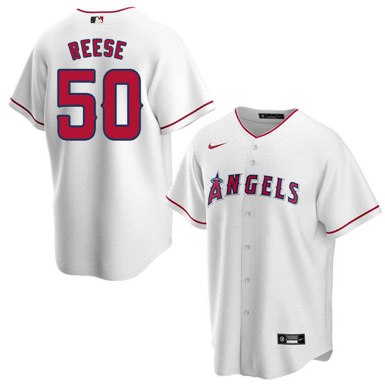 Nike Men #50 Jimmie Reese Los Angeles Angels Baseball Jerseys Sale-White